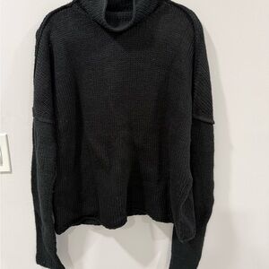 Elegant Black Turtleneck Sweater